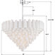 Addis 28 Light 49 inch Polished Chrome Chandelier Ceiling Light