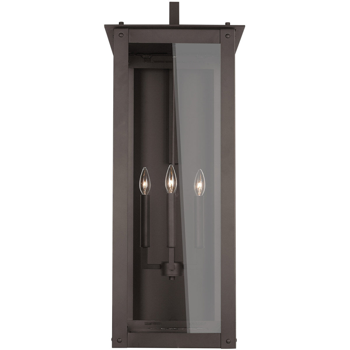 Hunt 4 Light 36 inch Oiled Bronze Outdoor Wall Mount in Incandescent