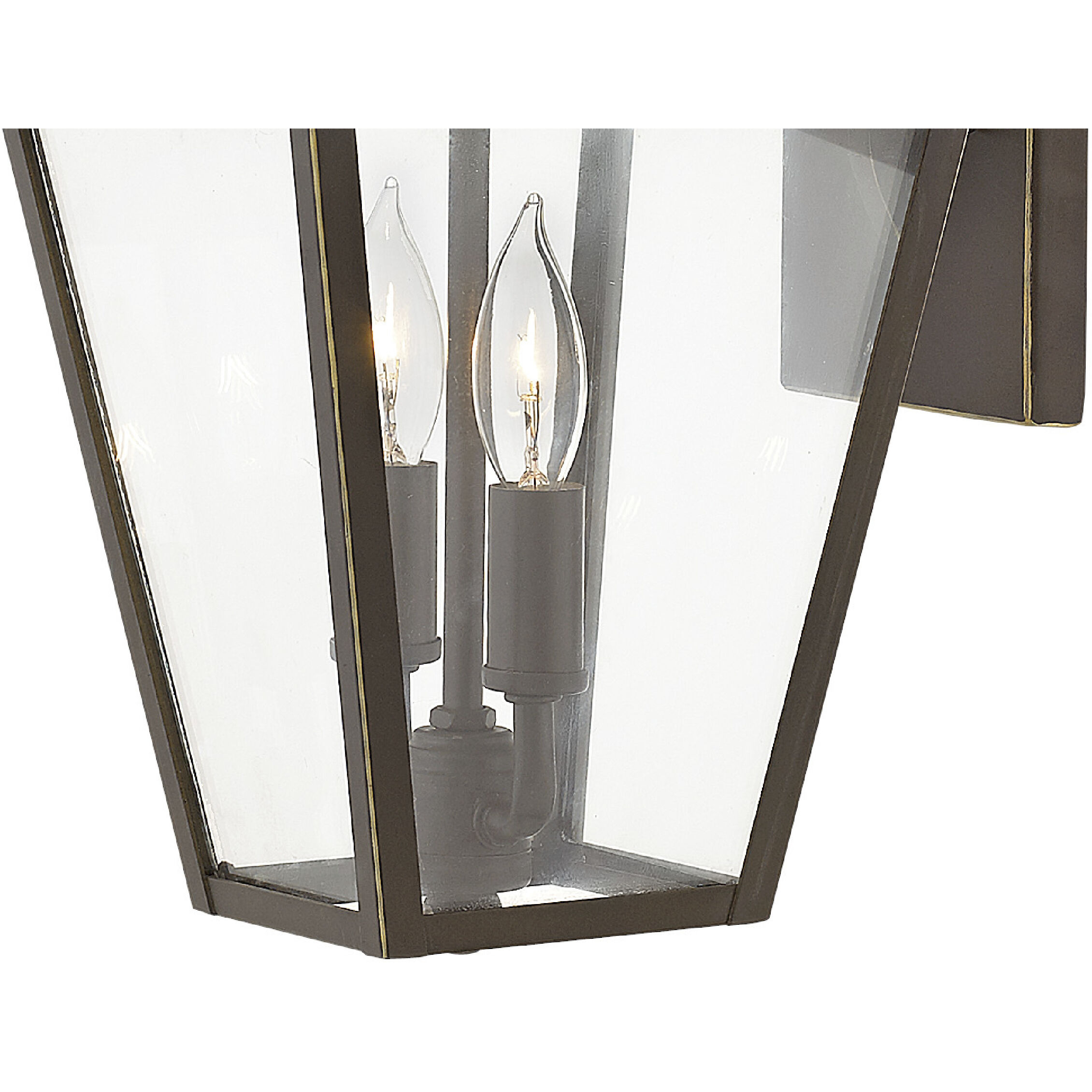 Estate Series Alford Place Outdoor Wall Mount Lantern in Oil Rubbed Bronze, Non-LED, Small