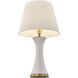 Dana 31.63 inch 100.00 watt White Table Lamp Portable Light, Coco & Dash