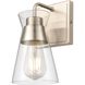 Brookville Vanity Light Wall Light in Satin Nickel