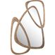 Momentum Antique Gold Mirrored Wall Decor