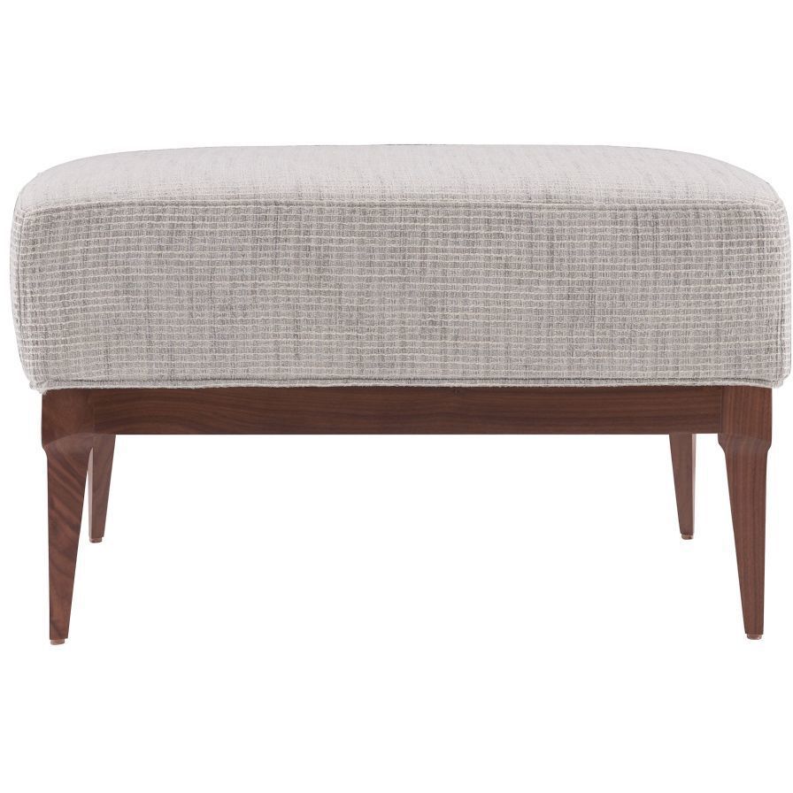 Laurette 18 inch Moonlight Grid Ottoman