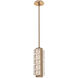 Tessera LED Novel Brass Pendant Ceiling Light in PavT Cast
