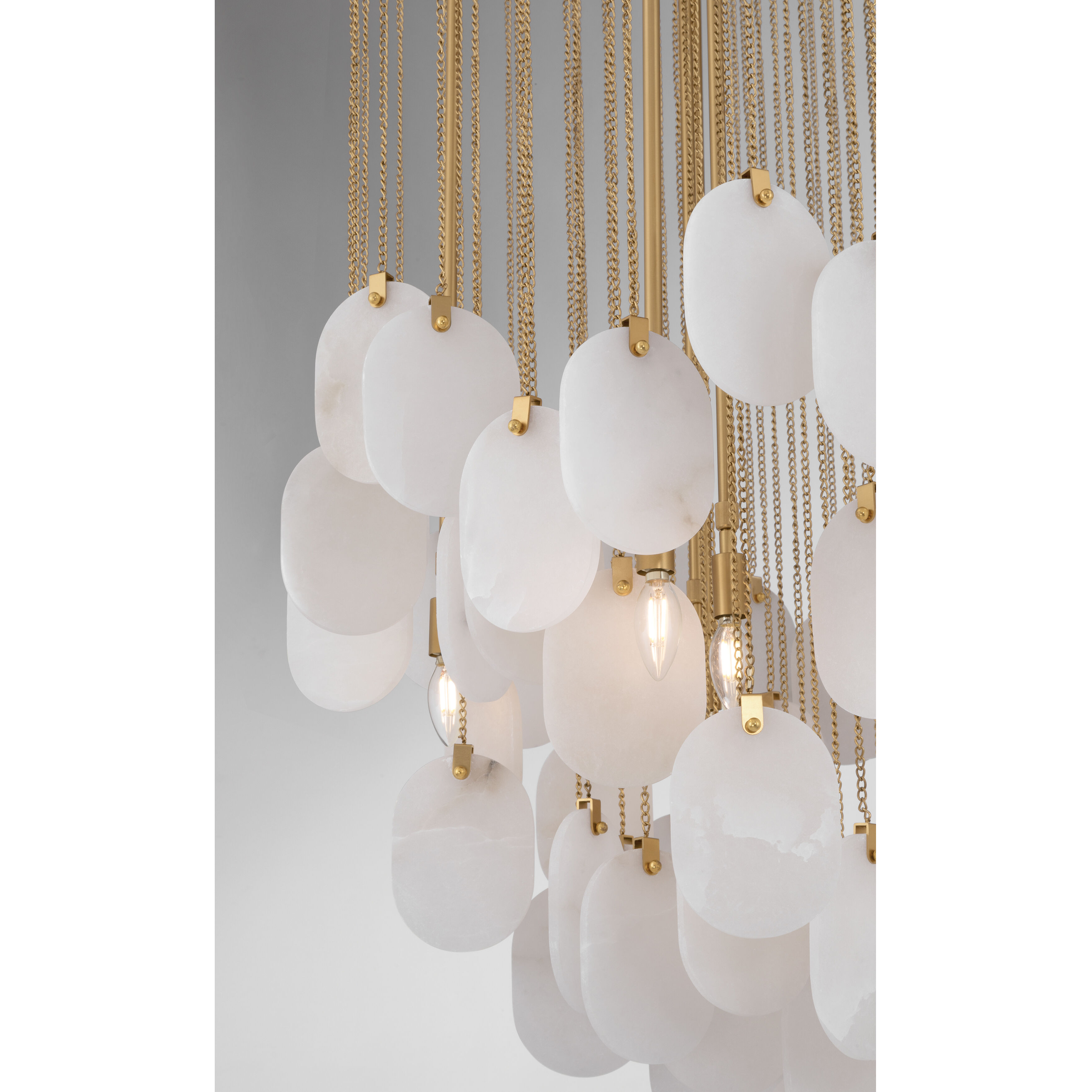 Velisse 8 Light 35.5 inch Legacy Brass Pendant Ceiling Light