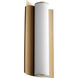 Wave LED 6 inch Aged Brass Sconce Wall Light