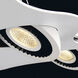 Vision 3 Light 120V White/Black Track Ceiling Light