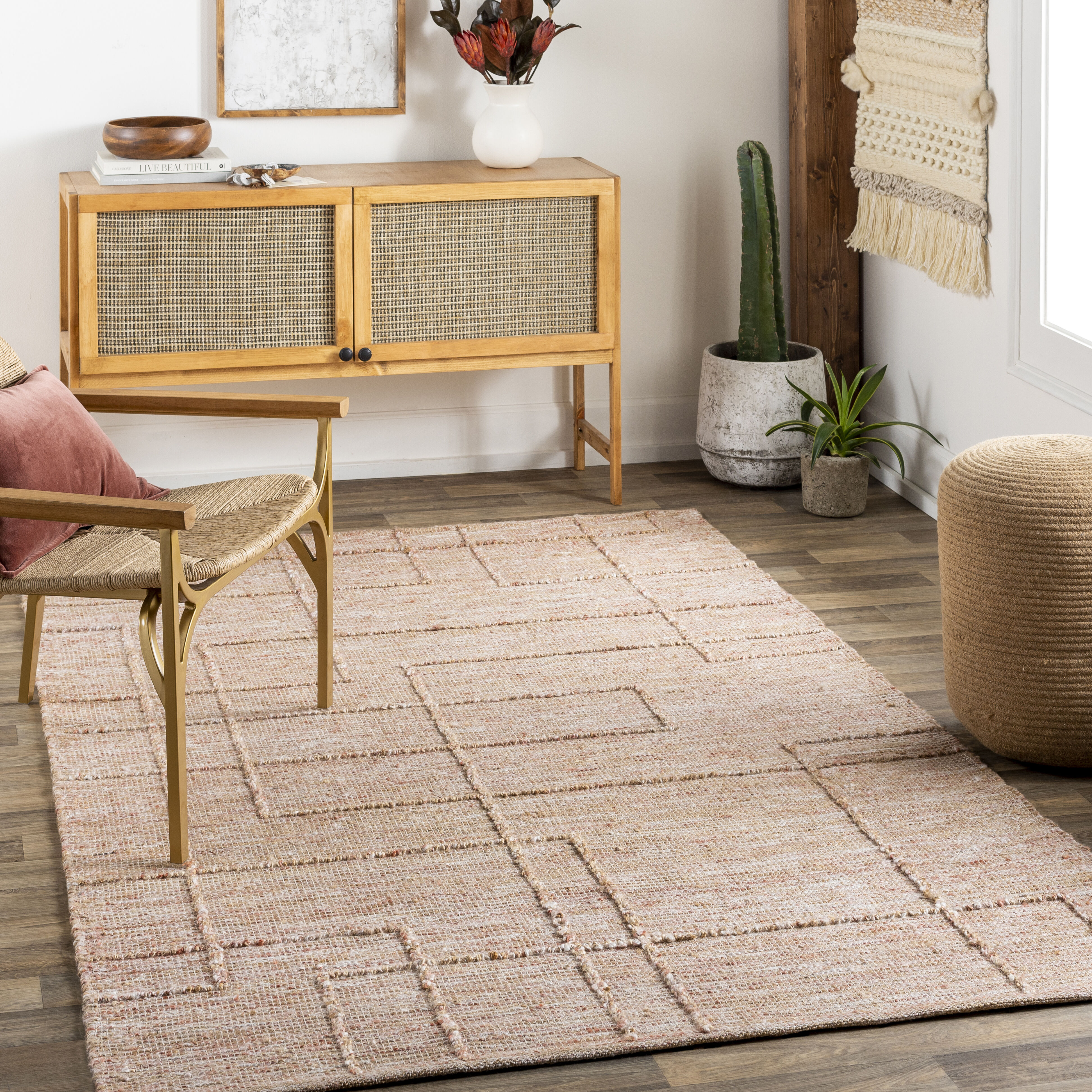 Regal 120 X 96 inch Khaki Rug, Rectangle