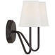 Modern 2 Light 13 inch Oil Rubbed Bronze Wall Sconce Wall Light