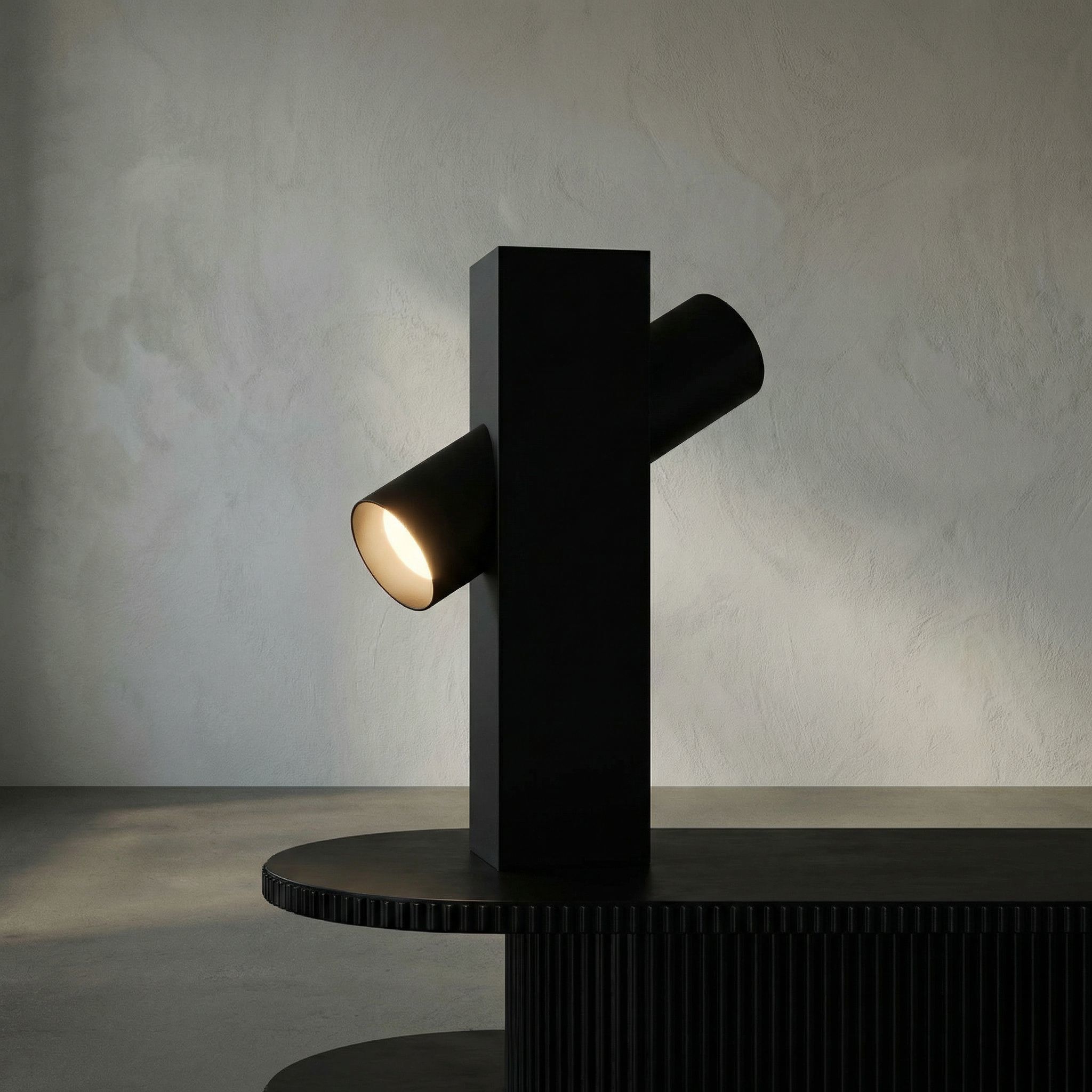 Topo 19.5 inch 60.00 watt Matte Black Table Lamp Portable Light