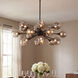 Matisse 18 Light 20.5 inch Matte Black Chandelier Ceiling Light