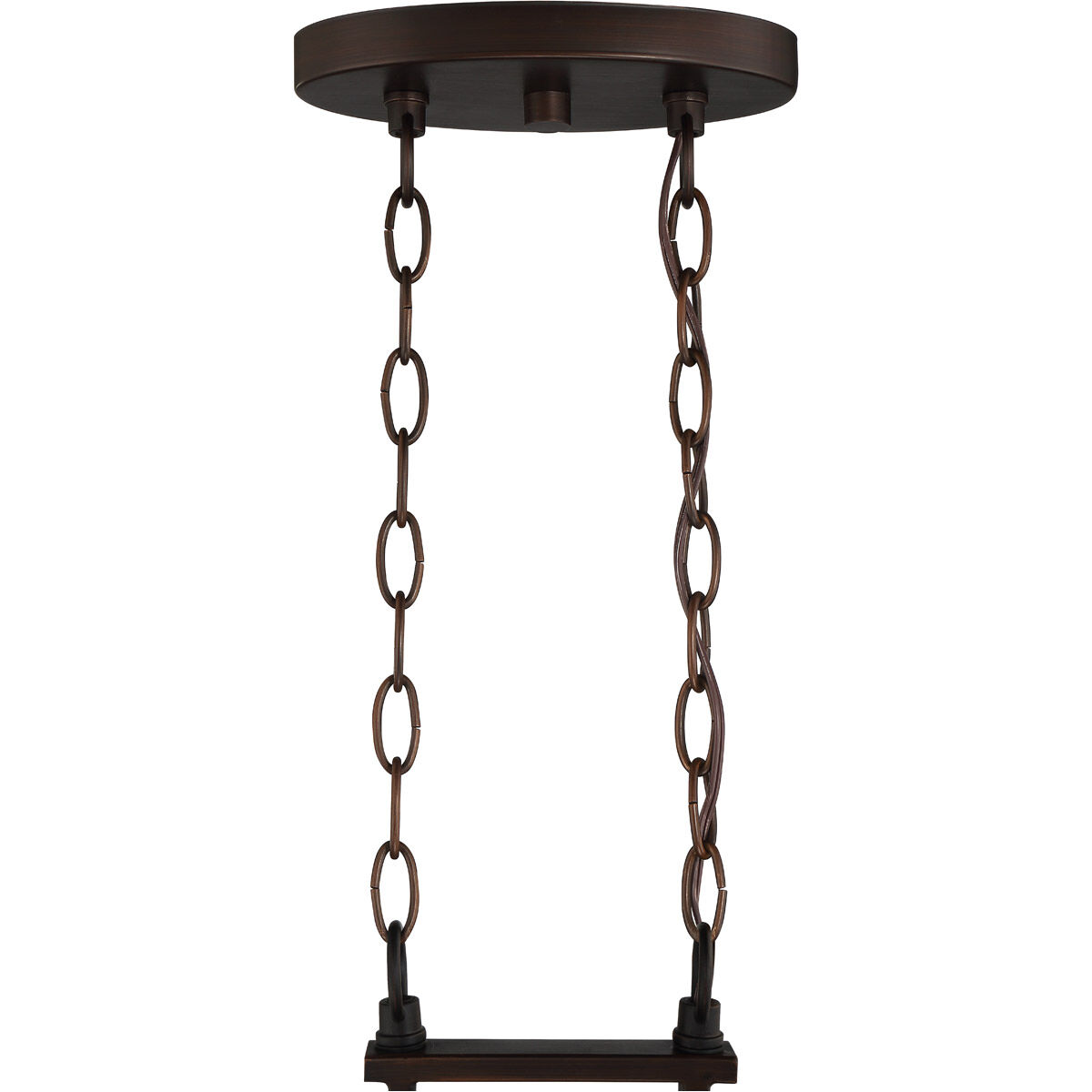 Malaya 6 Light 31.75 inch Aged Bronze Brushed Island Ceiling Light