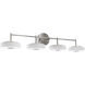 June LED 41 inch Satin Nickel Vanity Light Wall Light
