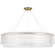 Ian K. Fowler Maderno LED 48.25 inch Hand-Rubbed Antique Brass Chandelier Ceiling Light