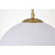 Huntington 1 Light 11.8 inch Brass Pendant Ceiling Light