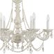 Paris Market 6 Light 28 inch Antique White Chandelier Ceiling Light in Clear Italian