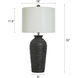 Hampton 32 inch 150.00 watt Matte Black Table Lamp Portable Light