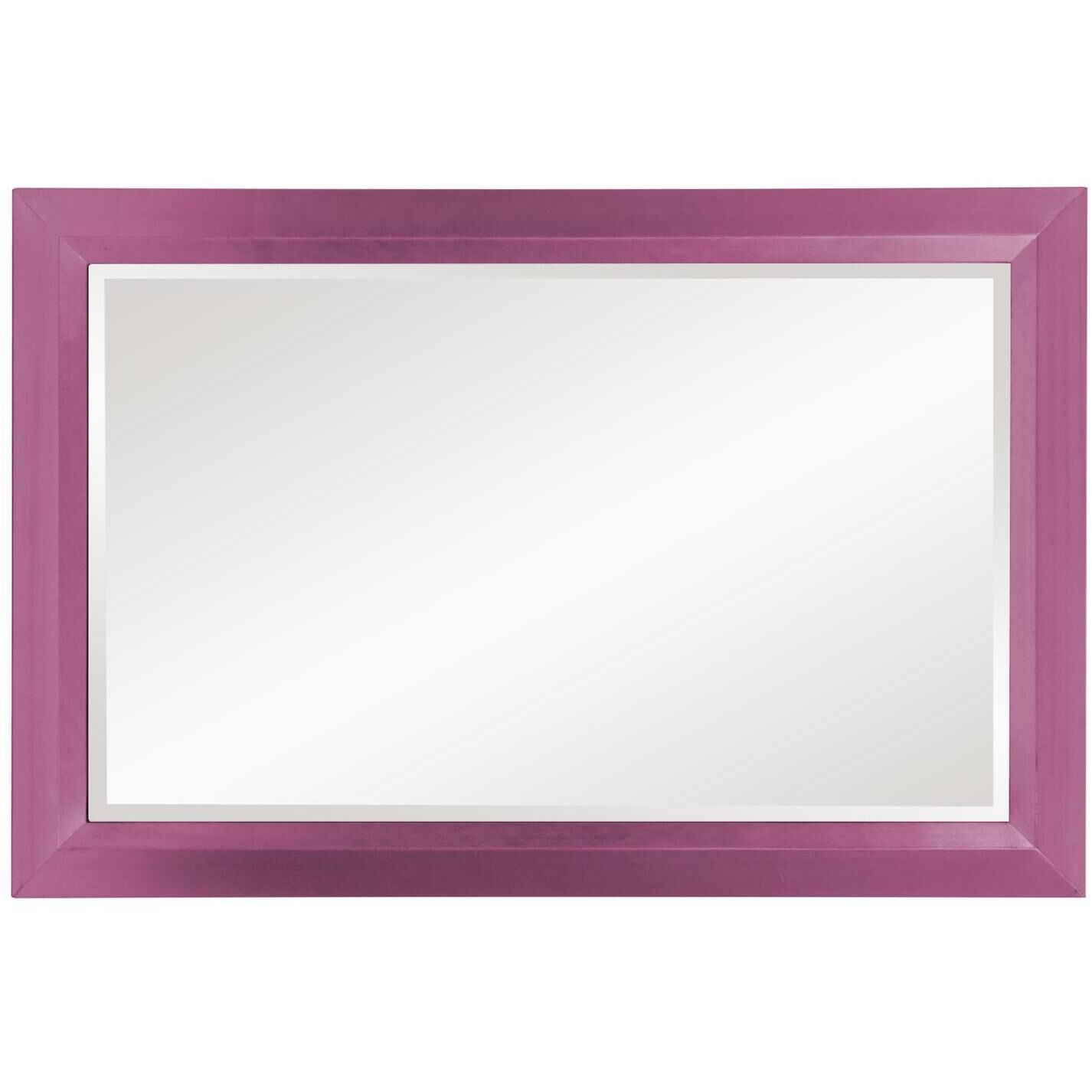 Avery 42 X 28 inch Glossy Hot Pink Wall Mirror