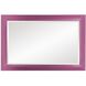 Avery 42 X 28 inch Glossy Hot Pink Wall Mirror