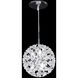 Tekno Mini 6 Light 8 inch Silver Mini Pendant Ceiling Light