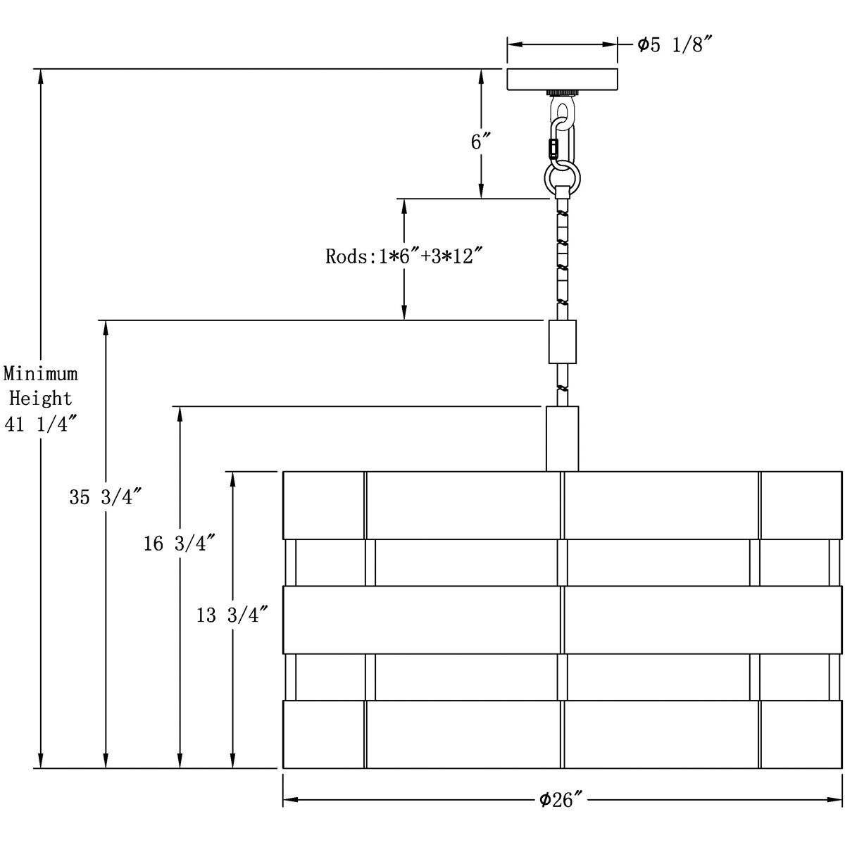 Corsica 3 Light 26 inch Antique Brass Chandelier Ceiling Light