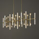 Marlow 16 Light 47.25 inch Matte Brass Island Light Ceiling Light