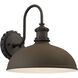 Escudilla 1 Light 12 inch Textured Bronze Outdoor Wall Mount, Great Outdoors