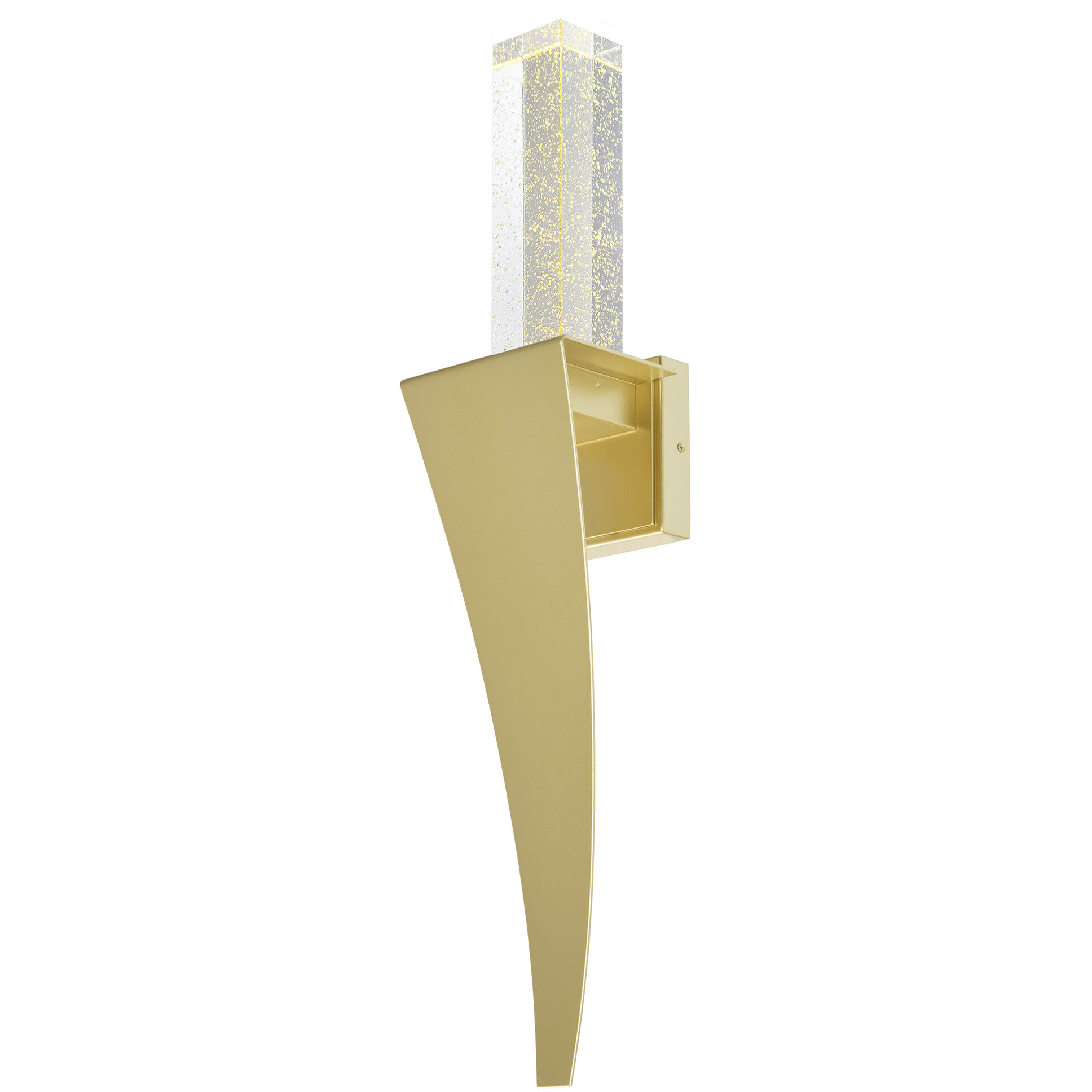 Catania LED 7 inch Satin Gold Wall Light
