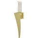 Catania LED 7 inch Satin Gold Wall Light