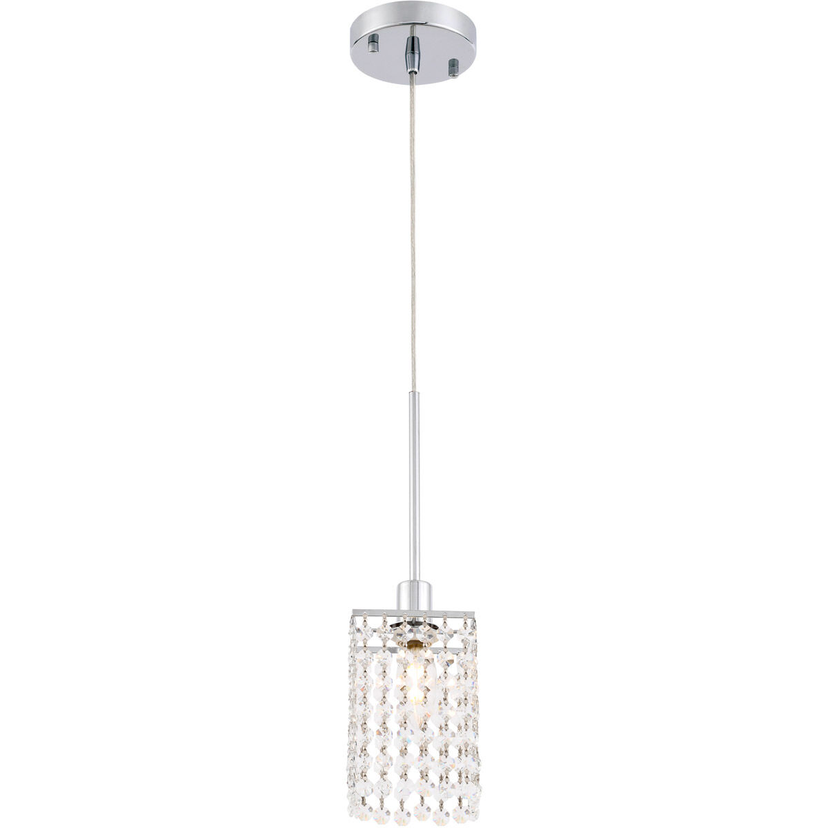Taylor 1 Light 5 inch Chrome Pendant Ceiling Light