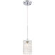 Taylor 1 Light 5 inch Chrome Pendant Ceiling Light