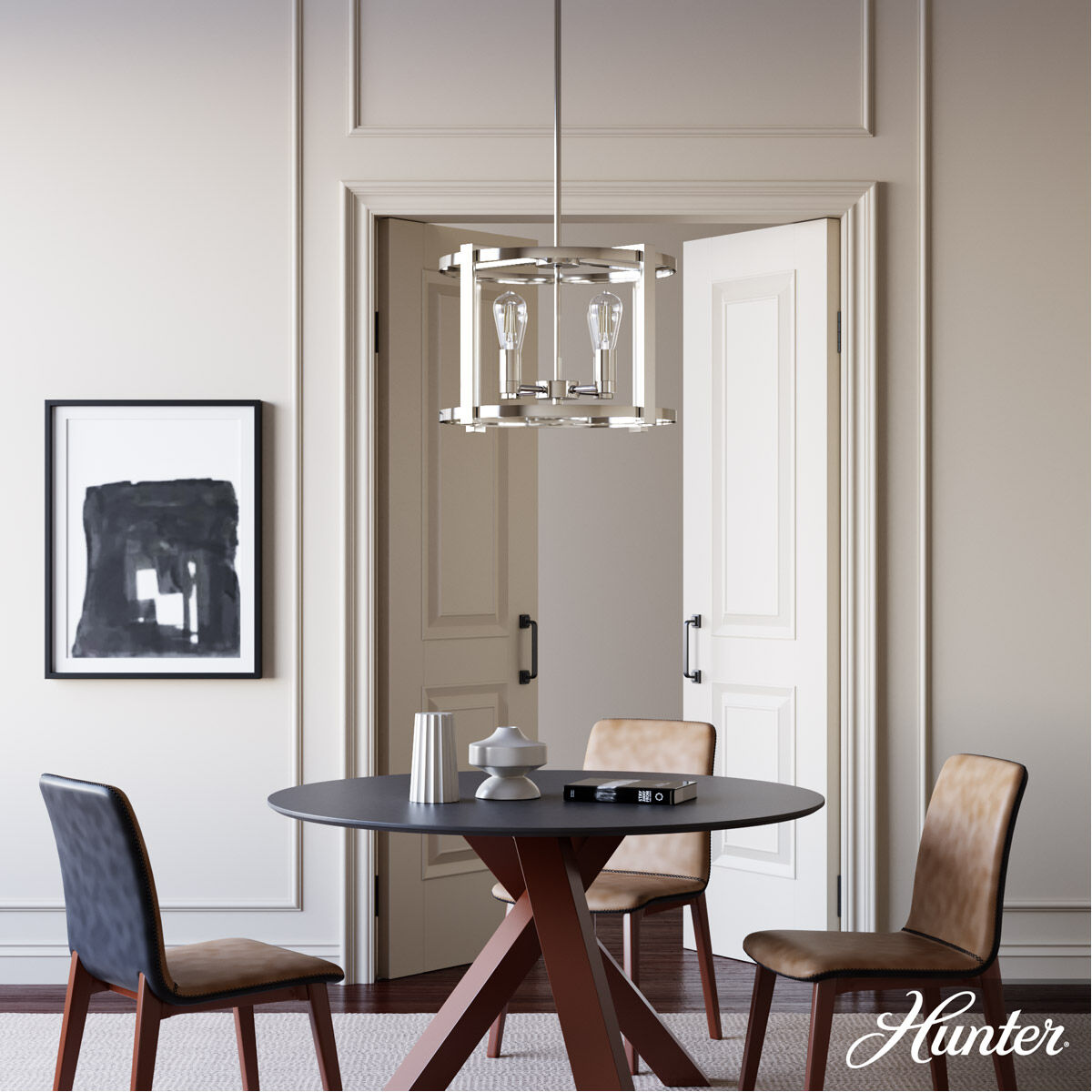 Astwood 4 Light 18 inch Polished Nickel Chandelier Ceiling Light