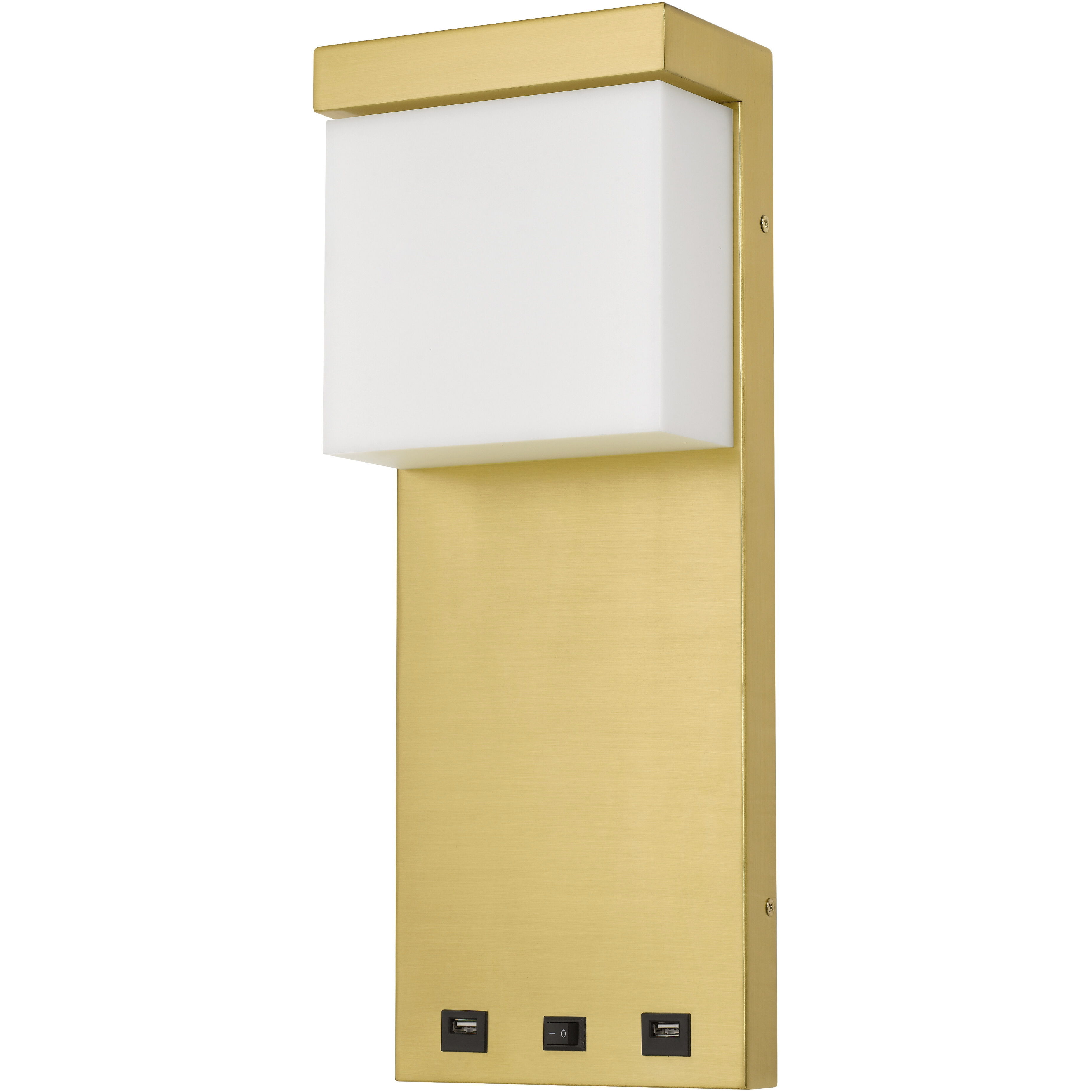 Getafe LED 7 inch Satin Gold Wall Sconce Wall Light