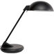 Modern 17 inch 100.00 watt Black Task Table Lamp Portable Light