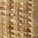 Natural Rattan 18 inch Natural Rattan Ottoman