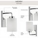 Merry 1 Light 4.38 inch Polished Chrome Bath Vanity Light Wall Light