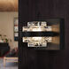 Milano Series Sconce Wall Light in Black, Artisan Collection