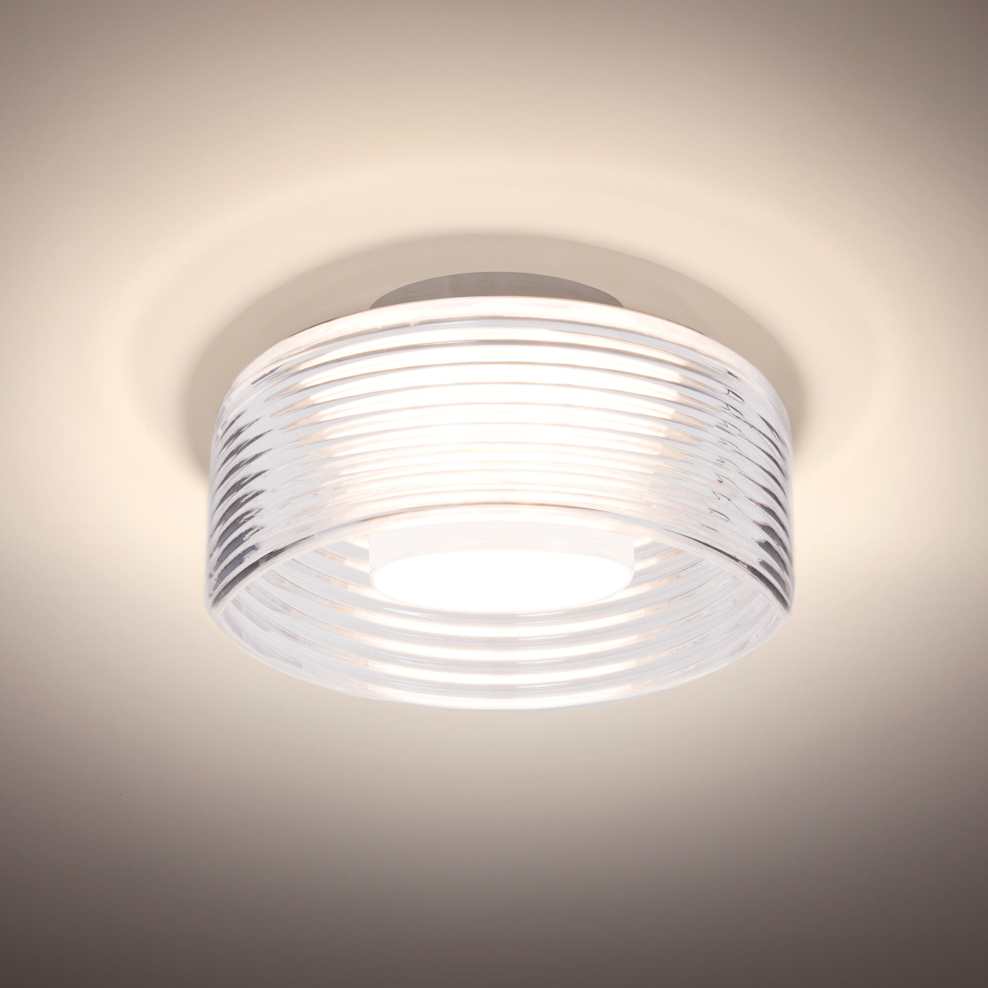 Belu LED 7.88 inch Black Flush Mount Ceiling Light