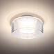 Belu LED 7.88 inch Black Flush Mount Ceiling Light