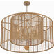 Jayna 12 Light 42.75 inch Burnished Silver Chandelier Ceiling Light