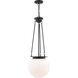 Kent 1 Light 11.75 inch Matte Black Pendant Ceiling Light