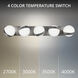 Tripoli LED 7 inch Brushed Nickel Bath Vanity & Wall Light in 3500K, dweLED