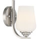Shyloh 1 Light 5 inch Brushed Nickel Bath Light Wall Light