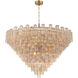 Addis 40 Light 62 inch Aged Brass Chandelier Ceiling Light