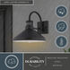 Highland Park 1 Light 10.75 inch Matte Black and White Outdoor Motion Sensor Wall Light