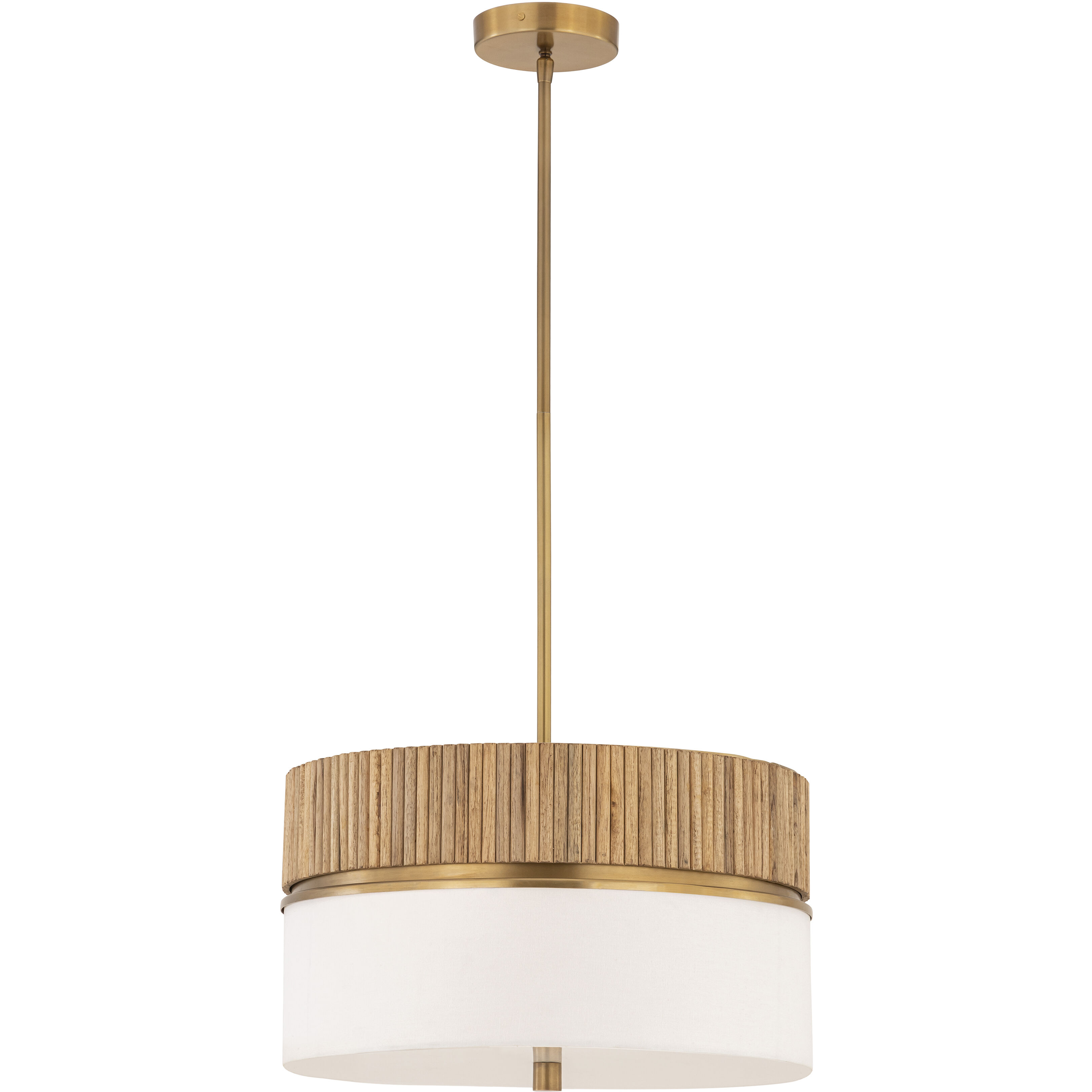 Nebri 2 Light 18 inch Legacy Brass Pendant Ceiling Light