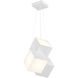 Tetra LED 11.38 inch White Pendant Ceiling Light
