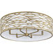 Kato 6 Light 30 inch Havana Gold Semi-Flush Mount Ceiling Light