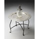 Agadir Metal 22 X 22 inch Metalworks Serving Table