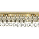 Calypso Bath Vanity Light Wall Light in Vibrant Gold